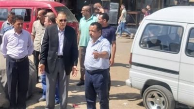 محافظ الشرقية يتفقد ميدان المحطة في بلبيس| صور