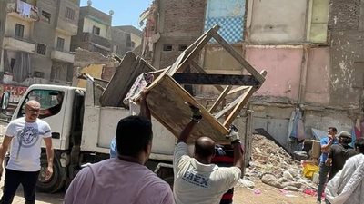 رفع 123 حالة إشغال ببولاق الدكرور في الجيزة | صور