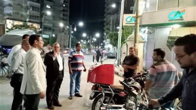 تحرير10 محاضر خلال حملة مكبرة لرفع وإزالة الإشغالات بمدينة المنيا