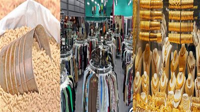  أسعار السلع اليوم.. انخفاض الذهب والأعلاف.. وتراجع المعروض من العلامات التجارية المستوردة في الملابس الجاهزة
