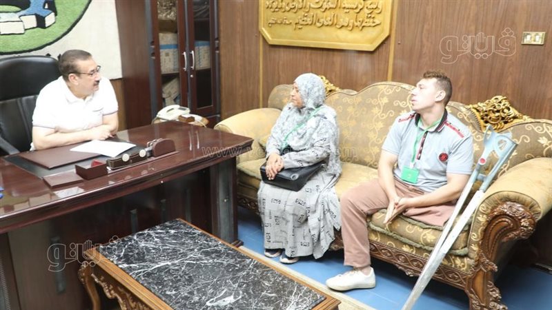 محافظ المنوفية خلال