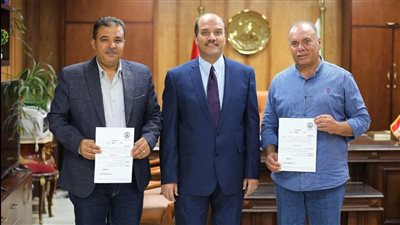 عمداء جدد لكليات الاستزراع المائي والمصايد البحرية ومعهد الدراسات البيئية بجامعة العريش
