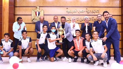 وزيرة التضامن تشهد الحفل الختامي لبطولة دوري أبناء مصر لكرة القدم لدور الرعاية