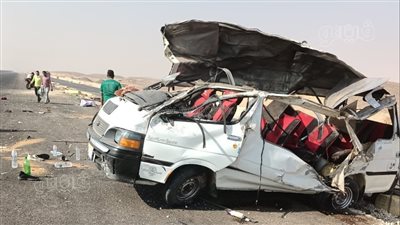 بالأسماء.. مصرع وإصابة 9 أشخاص بحادث انقلاب سيارة بالصحراوي الشرقي ببني سويف