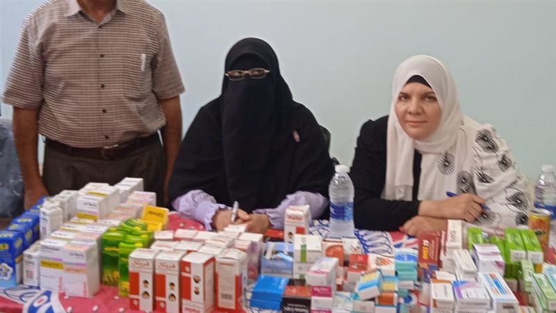 قافلة طبية بقرية