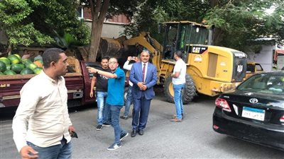 13 صورة ترصد نتائج حملة إزالة الإشغالات بالدقي في الجيزة