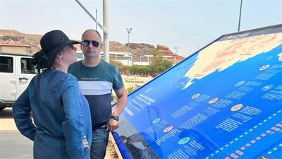 وزيرة البيئة تتفقد خرائط الأنشطة البحرية بالسقالات بشرم الشيخ