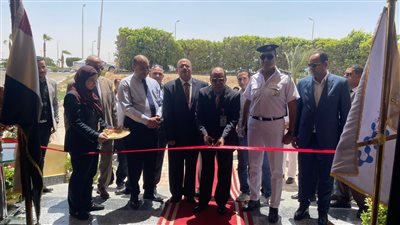  افتتاح مبنى الأمن والجمارك بمطار أسيوط الدولي بعد تطويره 