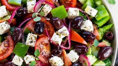 طريقة عمل الاجريك سلاد| فيديو