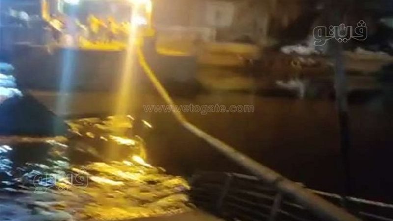 انهيار كوبري بالعزيزية