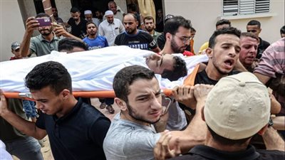 الفلسطينيون يشيعون جثمان الشهيد أنس أنشاصي بغزة.. وعدوان جديد على 