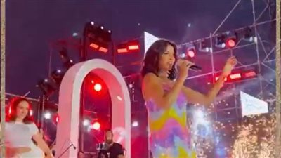 الصور الأولى من حفل روبي بالعلمين الجديدة