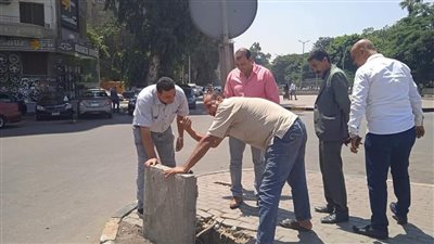 رفع كفاءة الأسوار بحديقة الحيوان وتجميل ميدان النهضة بالجيزة.. صور