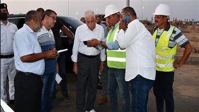 محافظ جنوب سيناء يتفقد أعمال إنشاء 5 ميادين بشرم الشيخ
