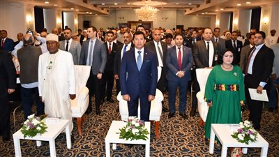 أول ظهور لوزير الرياضة بعد تجديد الثقة