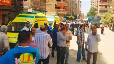 إصابة رئيس حي شمال الجيزة باختناق أثناء معاينة حريق كنيسة إمبابة 