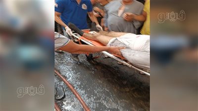 لحظة وصول مصابي حريق كنيسة أبو سيفين إلى مستشفى إمبابة العام | فيديو 