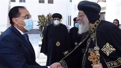رئيس الوزراء يعزي قداسة البابا تواضروس الثاني في ضحايا كنيسة الجيزة