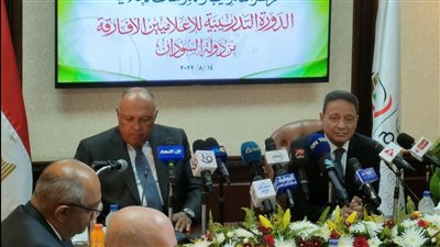 وزير الخارجية يشارك في إطلاق أكبر برنامج تدريبي للصحفيين الأفارقة | صور 