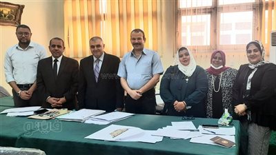 وفد من الأعلى للجامعات يتابع امتحانات القدرات بكلية التكنولوجيا والتعليم بحلوان