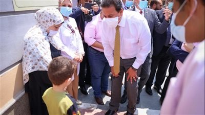 وزير الصحة يعلن انتهاء أعمال تطوير مستشفى الخانكة المركزي بنسبة 100%