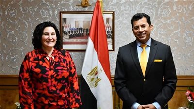 وزير الشباب والرياضة يلتقي مُمثلة هيئة الأمم المتحدة للمرأة في مصر