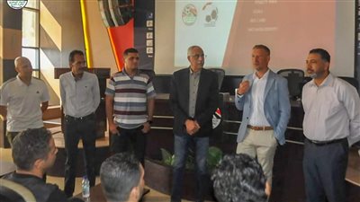 جمال علام يجتمع بالحكام في حضور كلاتنبرج | صور 