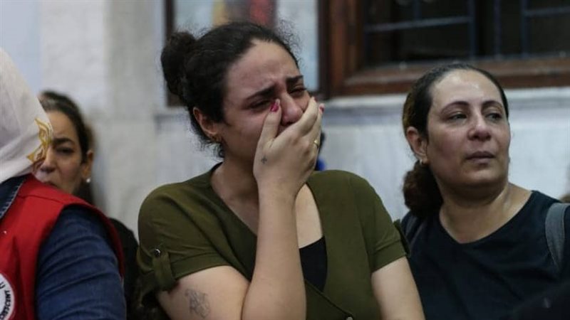 أسر ضحايا حادث كنيسة
