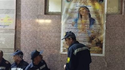 الدفع بـ3 سيارات إطفاء لموقع بلاغ حريق محدود بكنيسة الأنبا موسى الأسود  |صور
