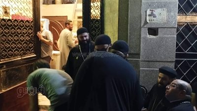 أول فيديو بعد السيطرة على حريق داخل لوحة كهربائية بكنيسة الأنبا موسي الأسود بالجيزة | فيديو