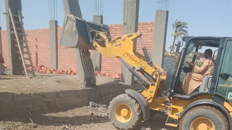 حملة إزالة بأسيوط