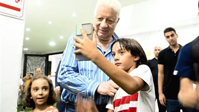 رئيس الزمالك يتفقد النادي ويقابل أعضاء الجمعية العمومية | صور 