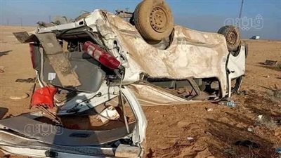 تفاصيل مصرع 8 من عائلة واحدة وإصابة 13 آخرين في حادث الإسماعيلية الصحراوي|صور