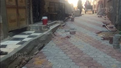 الإنترلوك بديلًا للرصف بالشوارع الضيقة في بني سويف