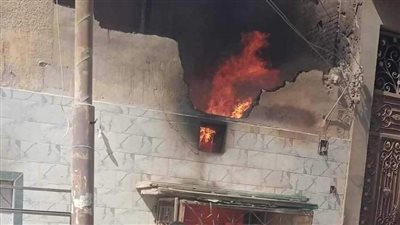 إخماد حريق نشب داخل مخبز بلدي بالمنيا