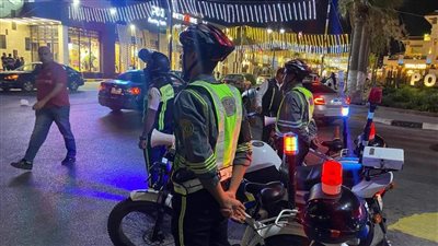 أمن بورسعيد يبدأ استخدام الدراجات الهوائية لمتابعة تنظيم حركة المرور | صور