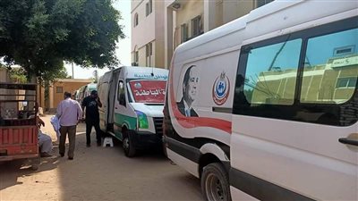 قافلة طبية لتوقيع الكشف الطبي بالمجان علي أهالي أم اخنان