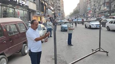 رفع 80 حالة إشغال متنوعة في حملة مكبرة بحي الطالبية | صور