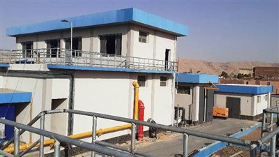 الانتهاء من إنشاء محطة المياه المطورة بقرية الصوامعة شرق بأخميم بسوهاج
