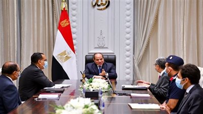  بسام راضي: الرئيس يوجه بالاستمرار فى توفير كافة عناصر النجاح لمشروعات استصلاح الأراضى بالتوازي مع حوكمة الإدارة والتشغيل بهدف تحقيق الطاقة الإنتاجية القصوى المخطط لها