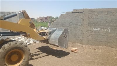 الموجة 20.. إزالة 105  حالات تعد على أراض زراعية وأملاك دولة ورى بأسيوط