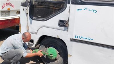 كلبشة 6 سيارات بشارع البحر الأعظم في الجيزة| صور