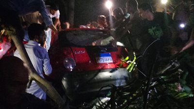 مصرع فتاة وإصابة 5 من عائلتها في انقلاب سيارة بطريق الإسماعيلية الزقازيق الزراعي | صور