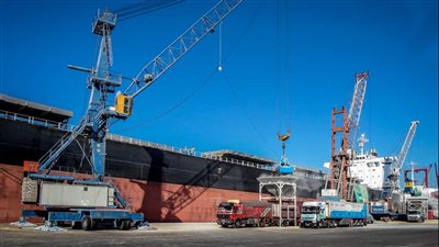 تداول 29 سفينة بضائع متنوعة بميناء دمياط 