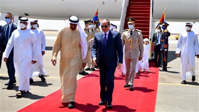 السيسي يستقبل رئيس دولة الإمارات.. اعرف التفاصيل