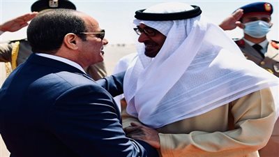 5 صور ترصد زيارة رئيس الإمارات لمصر 