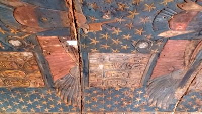 الانتهاء من ترميم مقصورة الإله آمون رع بمعبد سيتي الأول بأبيدوس