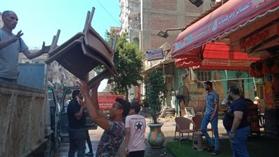 حملات مكبرة لإزالة الإشغالات والتعديات بالإسكندرية 