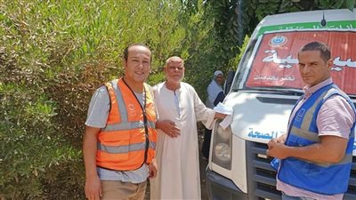 كشف طبي وأدوية بالمجان في قافلة طبية بمنشأة القناطر | صور