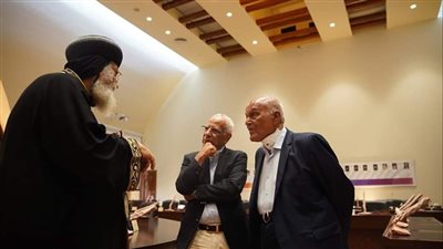 البابا تواضروس يستقبل مجدي يعقوب ضمن فعاليات ملتقى لوجوس